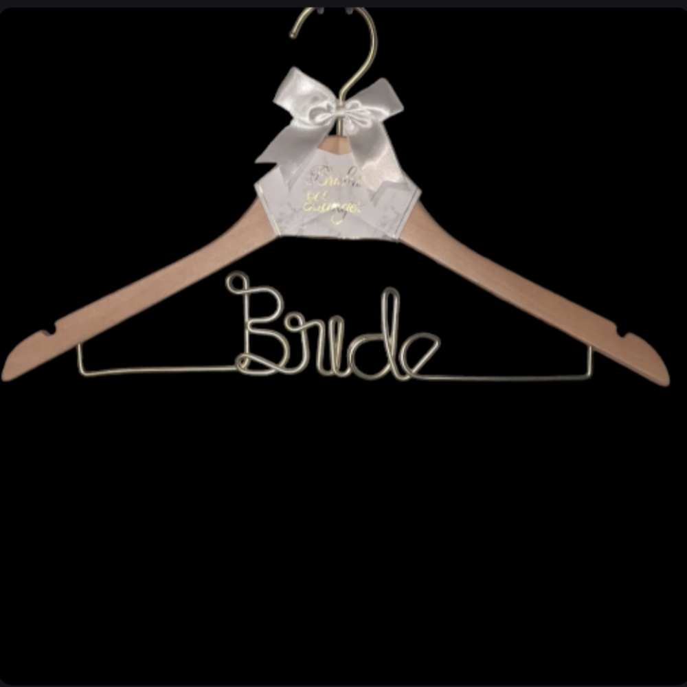Bride hanger wooden